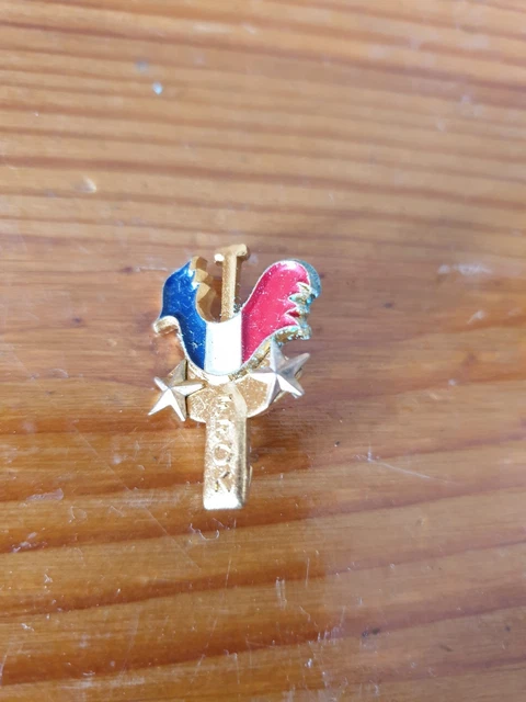 Insigne Broche ESF Cristal Fédération Française École De Ski Signé