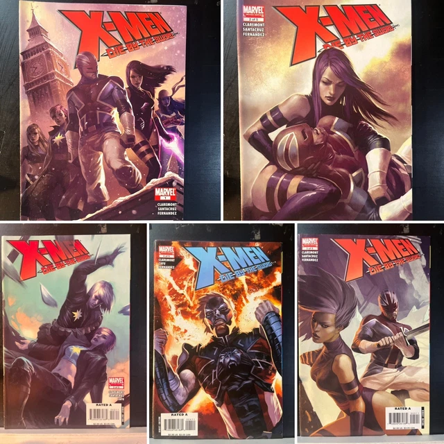 X-Men Die By The Sword Limited Series #1-5 (2007 Marvel) Complete Set
