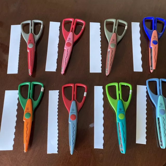 Provo Craft Decorative Scissors Paper Crafting/Scrapbooking 8 Pairs