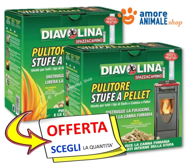 DIAVOLINA SPAZZACAMINO SPRAY → Rosso da 450 ml - per Stufe e Camini -  OFFERTA EUR 11,40 - PicClick IT