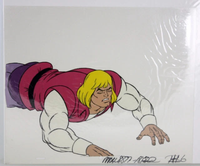HE-MAN MASTERS OF the Universe Original Animation filmation Cel PRINCE ...
