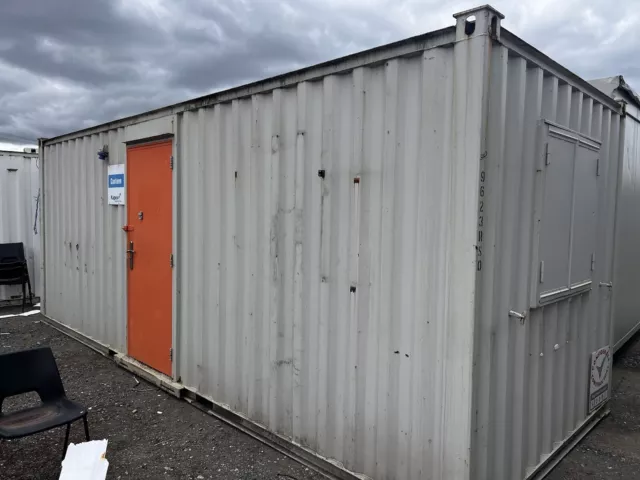 20ft Anti Vandal Site Office Cabin Container Welfare Block, Canteen Staff Room