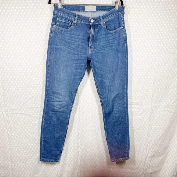 Everlane Women Jeans Sz 29 Medium Wash High Rise Skinny Leg Denim Classic