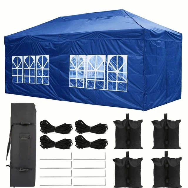 Pavillon 3x6m Partyzelt Gartenzelt Festzelt Gartenpavillon Bierzelt Wasserdicht