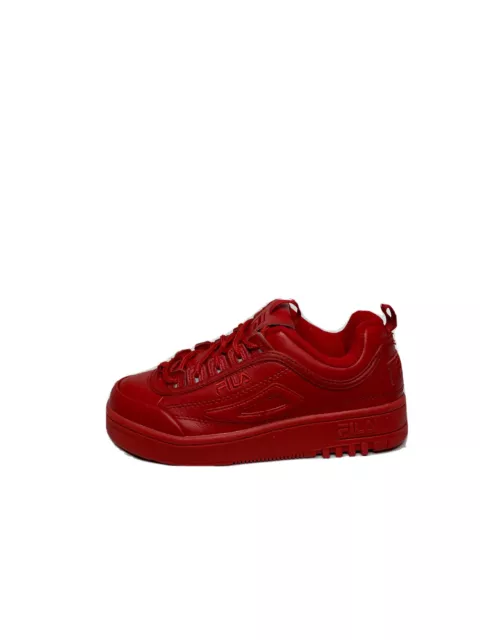 BASKETS CHAUSSURES ROUGES pour enfants Fila Disruptor 2 x FX 100