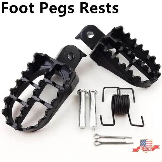Motocross WIDE FAT Foot Pegs For Honda CR/CRF/XR/50/70/80/100 Yamaha PW50/PW80