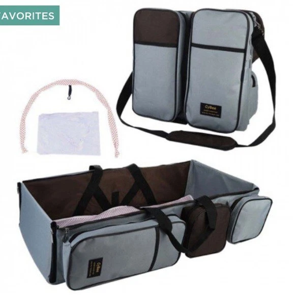 Cybee 9 In 1 Mummy Bag & Baby Travel Bed & Diaper Bag