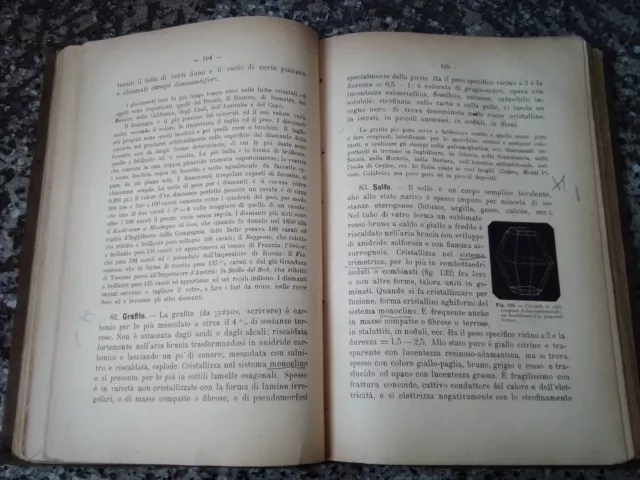 Trattato elementare di MINERALOGIA E GEOLOGIA, ad uso Ist. tecnico... 1908 3