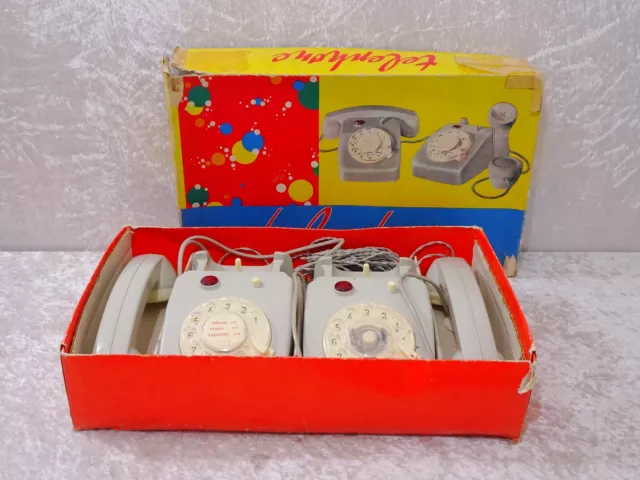 Phone Toy Kids Phone Set - Vintage circa 1960/70 - Made in Italy