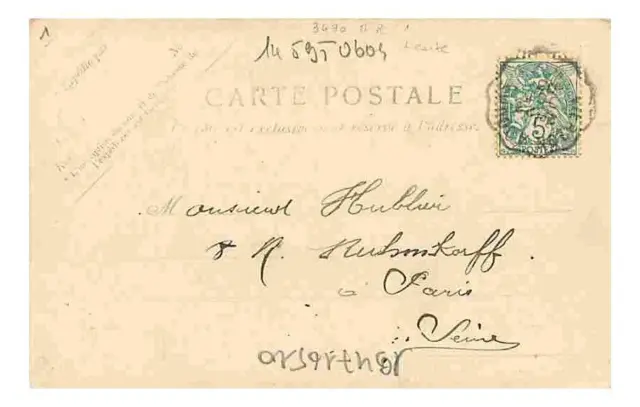 58 - Pougues les Eaux - Le Casino - Animãe - 1903 round obliteration - CPA - 2