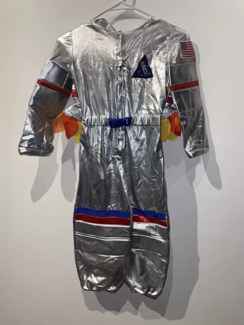 Pottery Barn Kids ASTRONAUT Halloween Costume Kids Size 4-6 Spacesuit Rocket￼