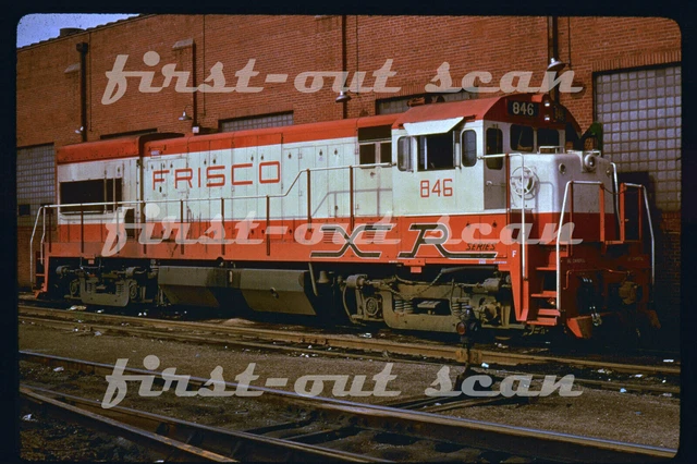 D DUPLICATE SLIDE - SLSF Frisco 846 GE U23B XR Paint