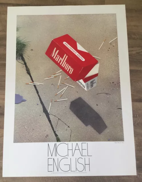 MICHAEL ENGLISH Marlboro  Print 80s  Eames Pop Art Psychedelic Poster 2