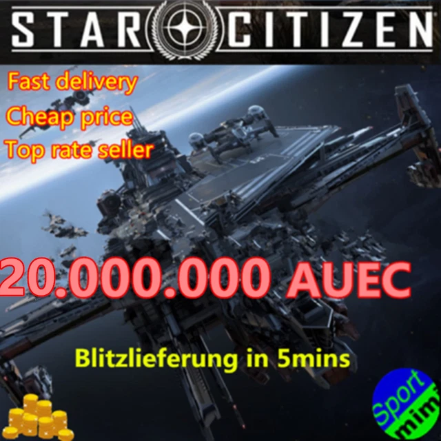 Star Citizen - 25 000 000 AUEC (Alpha UEC) Pour La Version LIVE 4.5 - Code Pour PC