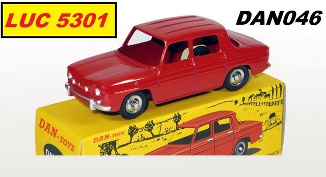 DINKY TOYS JUNIOR RENAULT 8 ROUGE D'ORIGINE REF 103 SCALE 1/43