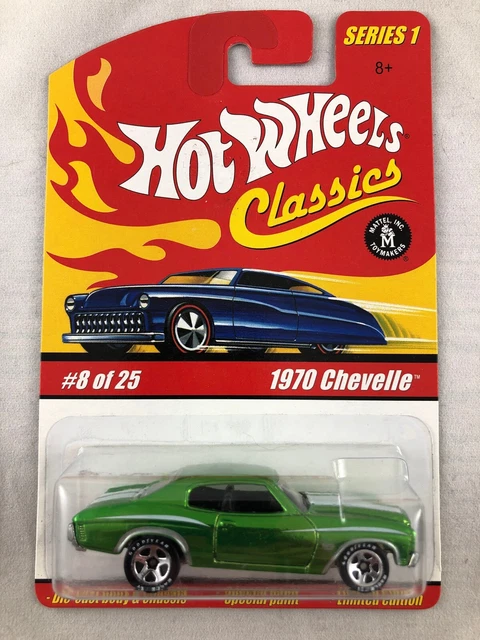Classics Series 1 Hot Wheels #8 1970 Chevelle Green