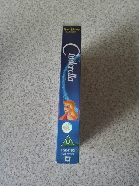 CINDERELLA VHS PAL UK Video DISNEY CLASSIC HOLOGRAM 1996 £1.99 ...