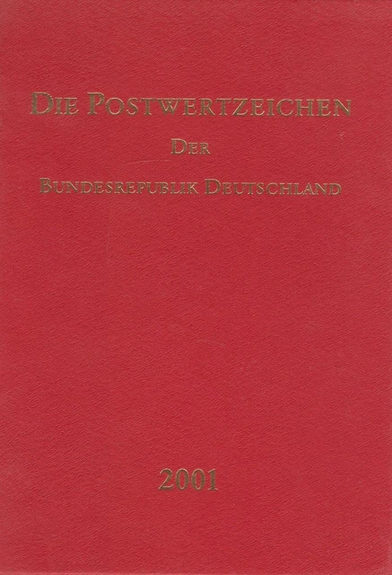 Jahrbuch 2001 Deutsche Bundespost komplett Postfrisch + Original Schuber
