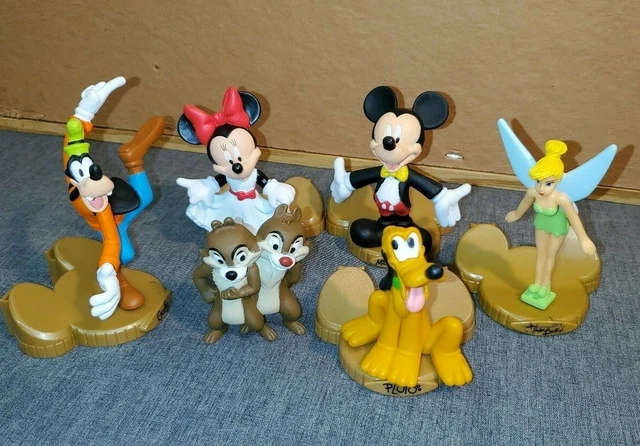 Disney McDonalds Chip and Dale, Mickey, Mini, Tinker bell, Pluto, Goofy  Figures