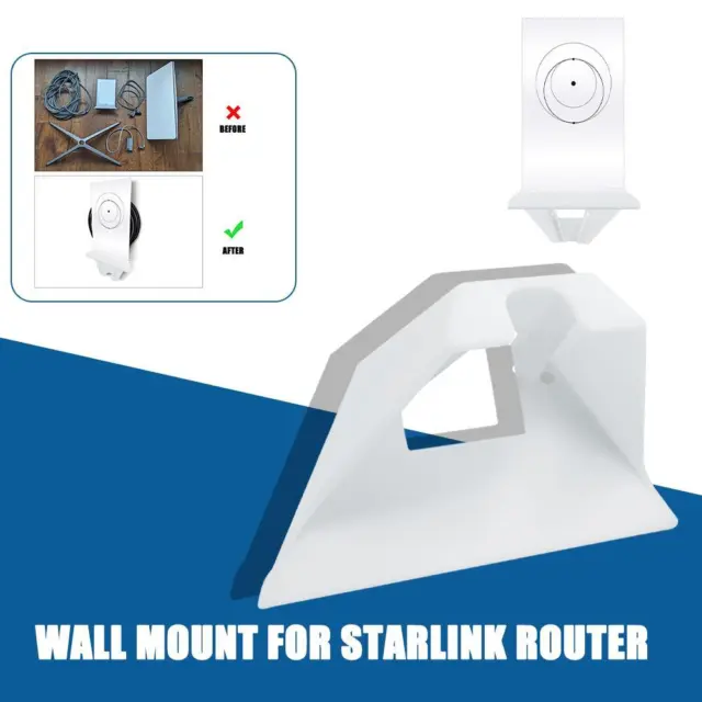 For Starlink Router Wall Mount Bracket Holder Anti-Mess Router Holder uk X2P5