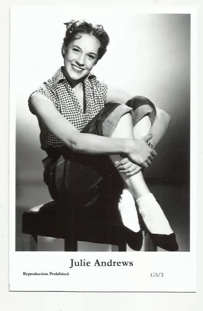 (Bx24) Julie Andrews Swiftsure Photo Postcard (G5/3) Filmstar Pin Up Glamor