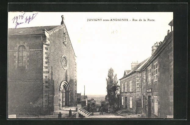 CPA Juvigny-sous-Andaines, Rue de la Poste