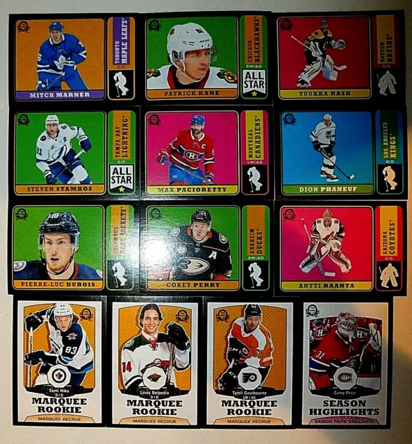 2018-19 OPC O-Pee-Chee  Retro Parallel Black Border (1-650)  *U-Pick / Choisir*