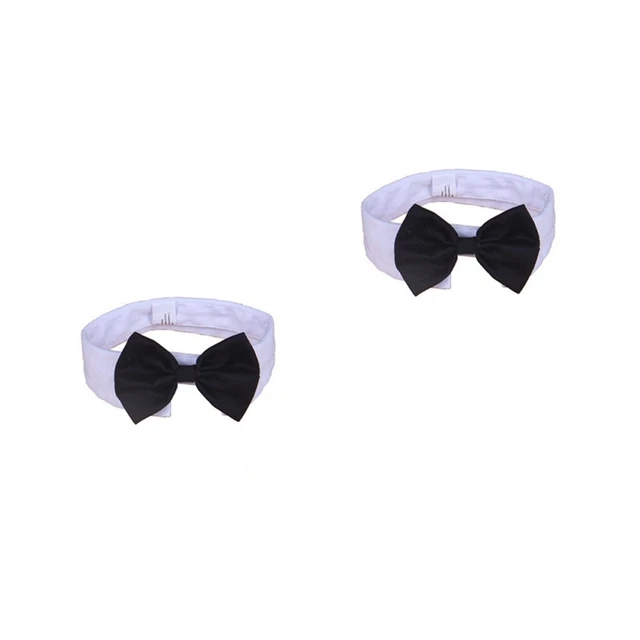 2 stücke Hund Fliege Welpen Haustier Bowtie Kragen Katze Krawatte Für Welpe