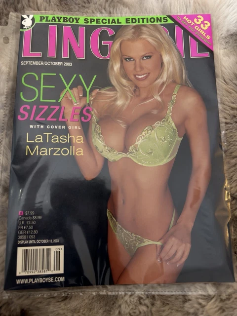 MAGAZINE PLAYBOY'S BOOK OF LINGERIE Sexy Sizzles Sept 2003 LaTasha Marzolla  $108.00