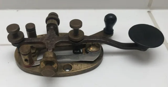 Vintage Brass Morse Tapper Key