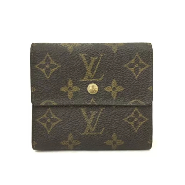 Billetera triple Louis Vuitton con monograma billetera Elise/6X1232