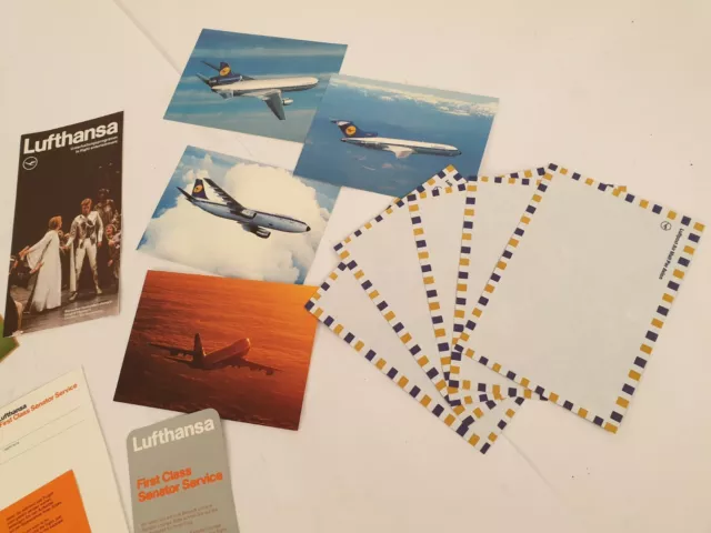 70er Jahre Lufthansa First Class Senator Service Mappe 2