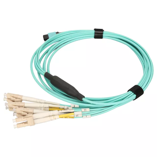 MPO To 8LC Fiber Patch Cable 3.3yd Duplex MPO To 8LC LSZH Low Optical Loss S SNT