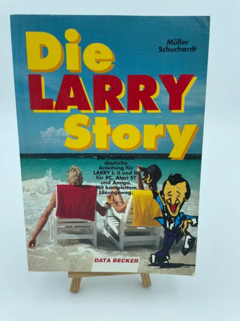 Die LARRY Story Data Becker 1990 16-Bit Buch Commodore Leisure Suit PC Schuchard
