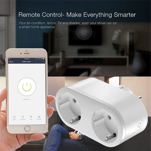 Manage and Control your Home Appliances with Voice Control Power Outlet