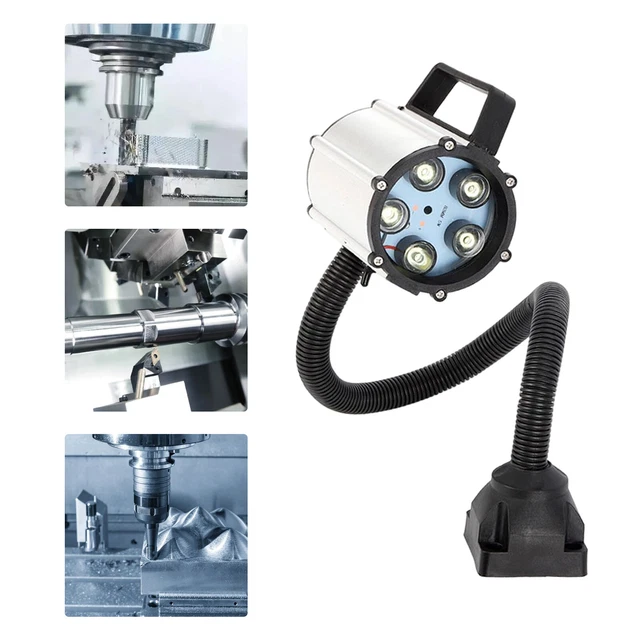 Lampada macchina LED luce da lavoro luce flessibile braccio + interruttore impermeabile