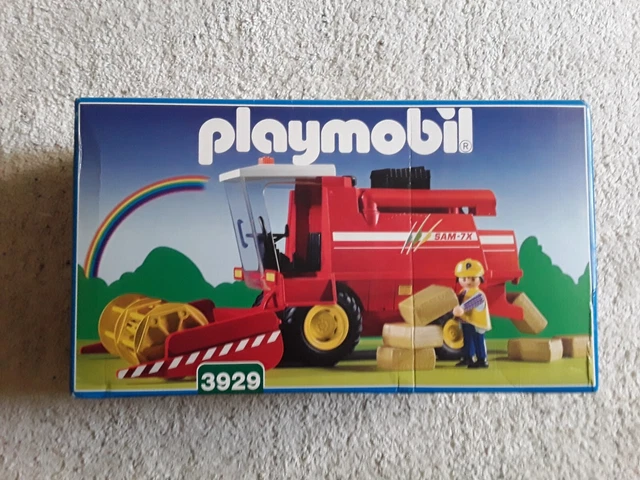 PLAYMOBIL FERME 3929 Fermier et moissonneuse batteuse Neuf EUR 69