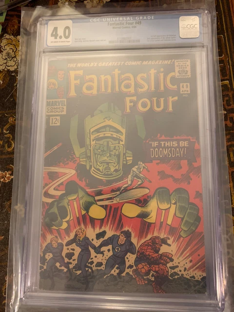 Marvel Comics Fantastic Four #49 1st Galactus 2nd Silver Surfer CGC 4.0
