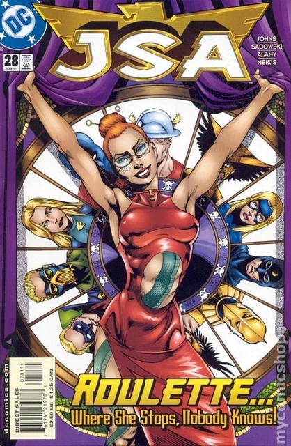 JSA #28 VG 2001 Stock Image Low Grade
