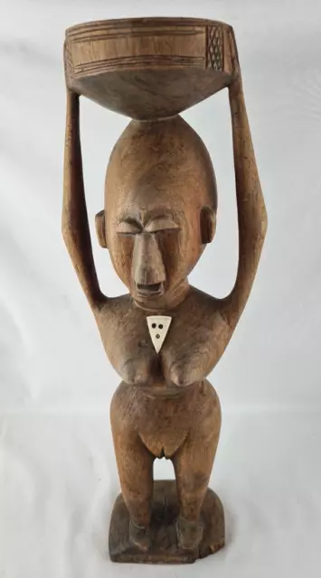 Vintage Dekorative, handgeschnitzte Holzfigur -Afrikanische Holzkunst -Erotika