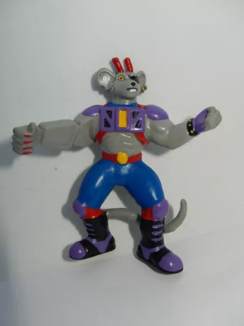 Ancienne Figurine Plastique Ou Pvc Ref Dr Biker Mice 2