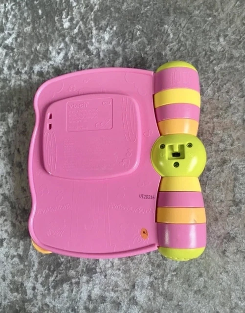 VTECH PINK MUSICAL Nursery Rhymes Peek A Boo Book Baby/toddler £6.50