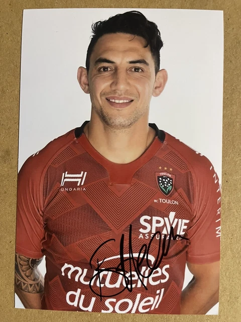 Bryce Heem/ Toulon Rugby Signed 6x4 Photo