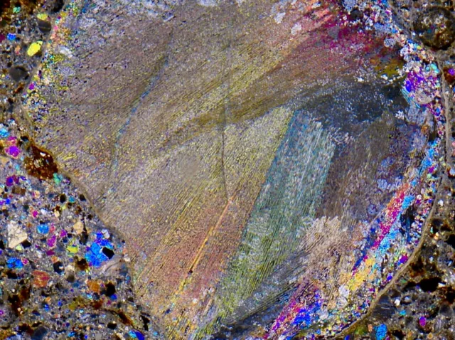 HIGHLIGHT - Meteorite NWA 13069 - LL4 Chondrite - High Quality Thin Section