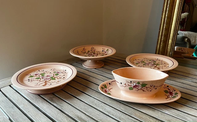 Coupelle, service de table ancien Bankok Longwy "B49B"