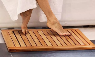 Asinox TEK4A5070 Doccia Legno Marrone Grigliato 70 x 50 x 4 cm 