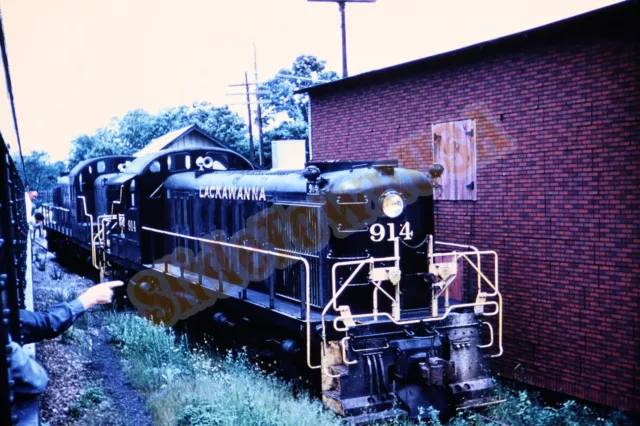 Vtg Duplicate Train Slide 914 Lackawanna Engine X6P147