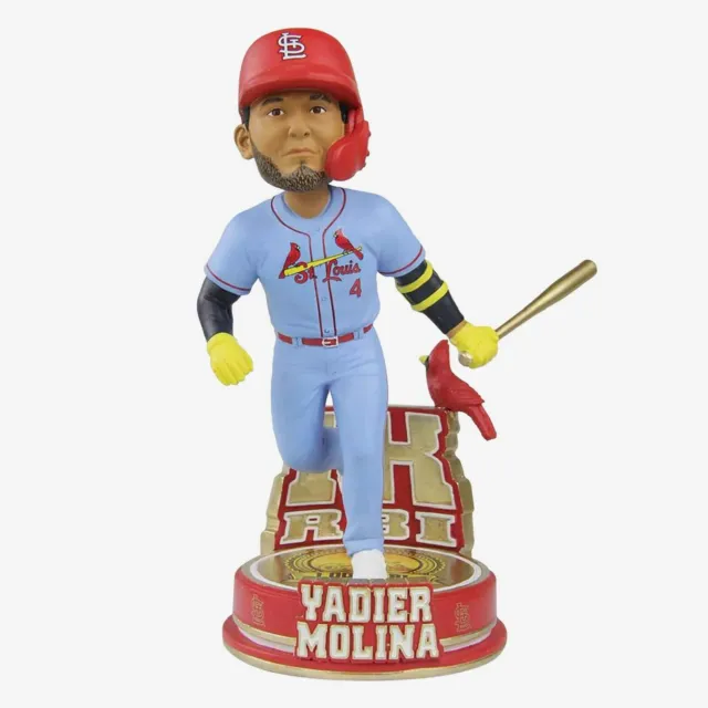 Yadier Molina St Louis Cardinals Milestone 1000 RBI Bobblehead FOCO NEW ORIG BOX