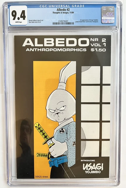 Albedo #2 CGC 9.4 - Super rare - 1st app. Usagi Yojimbo