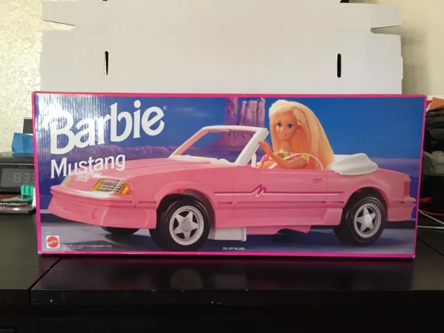 Barbie Pink Mustang 1993 #65032 4UNOW2DAY